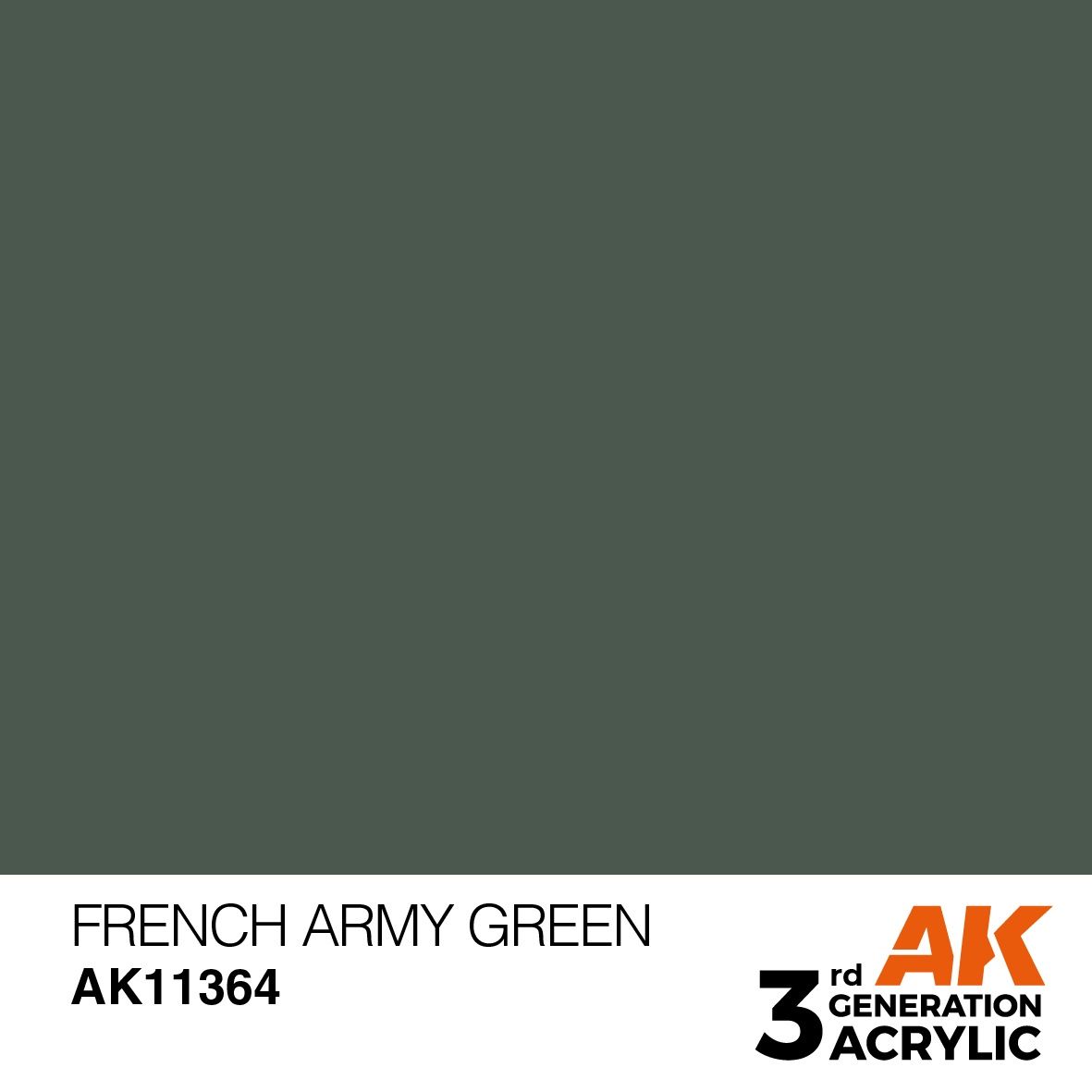 AK Interactive 3G French Army Green 11364