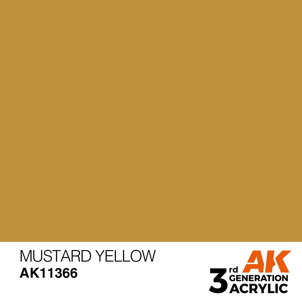 AK Interactive 3G Mustard Yellow 11366