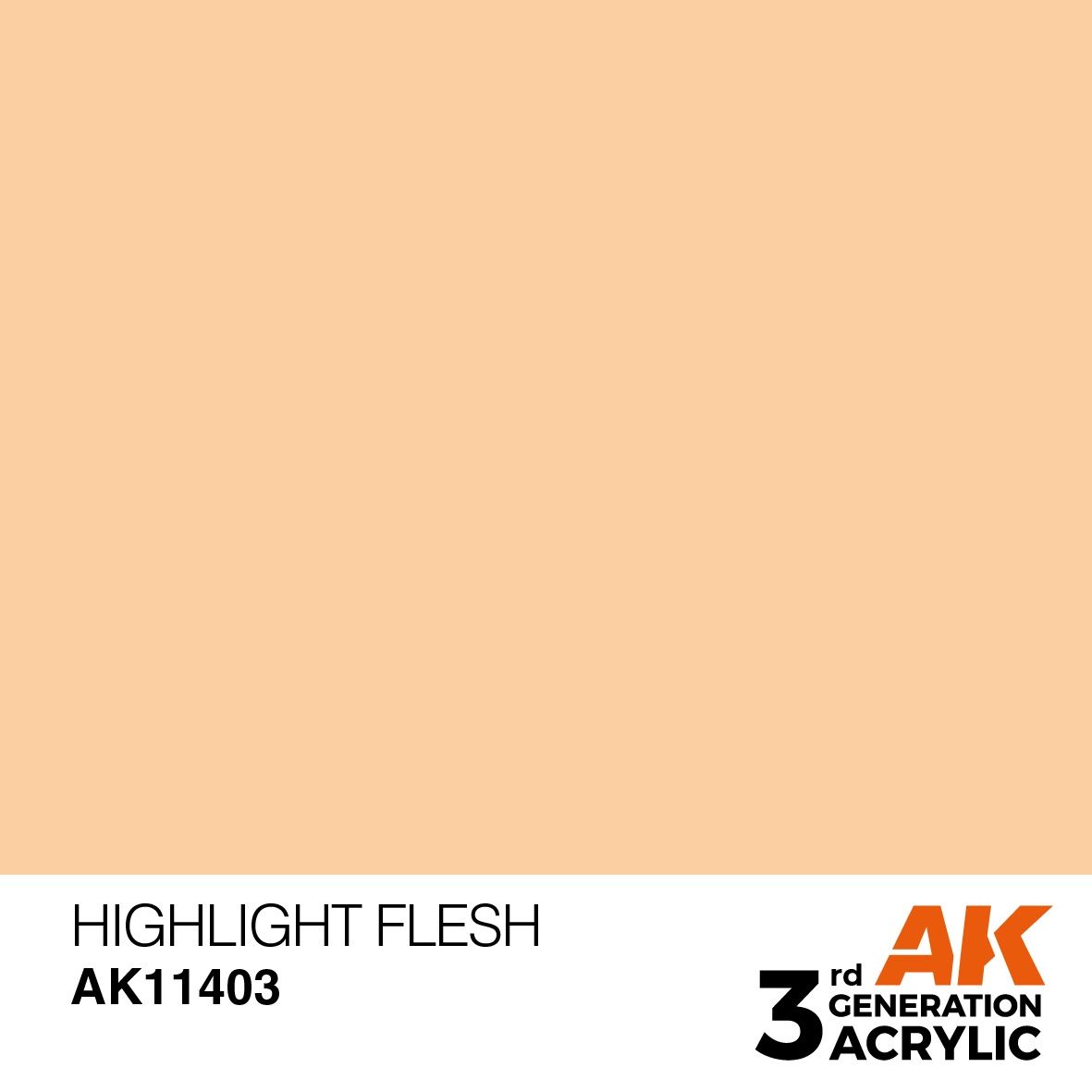 AK Interactive 3G Highlight Flesh 11403