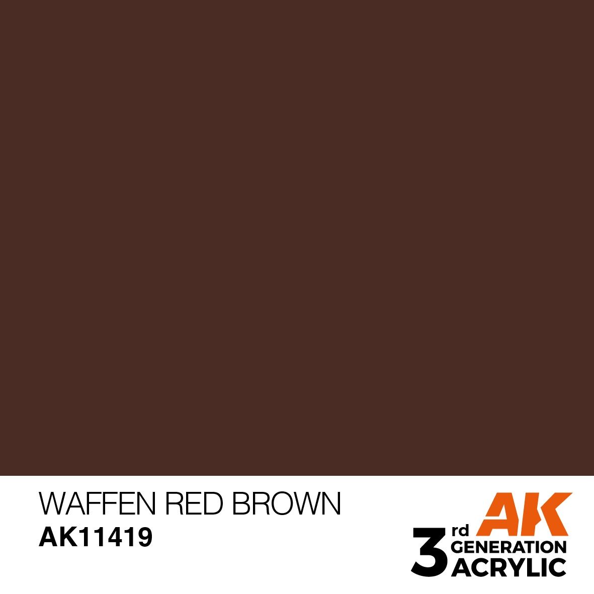 AK Interactive 3G Waffen Red Brown 11419