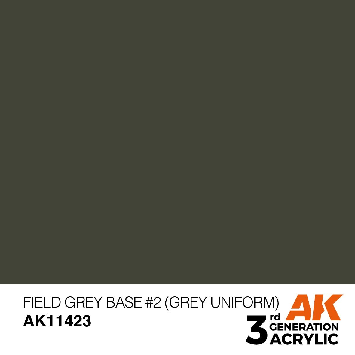 AK Interactive 3G Field Grey Base #2 (Grey Uniform) 11423