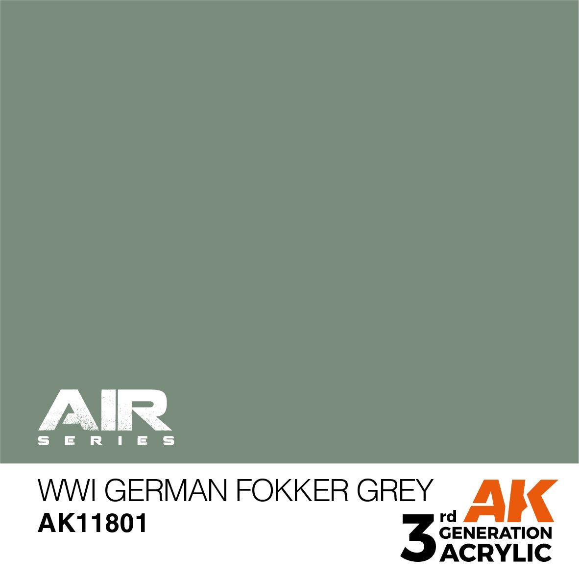 AK Interactive 3G Air - WWI German Fokker Grey 11801