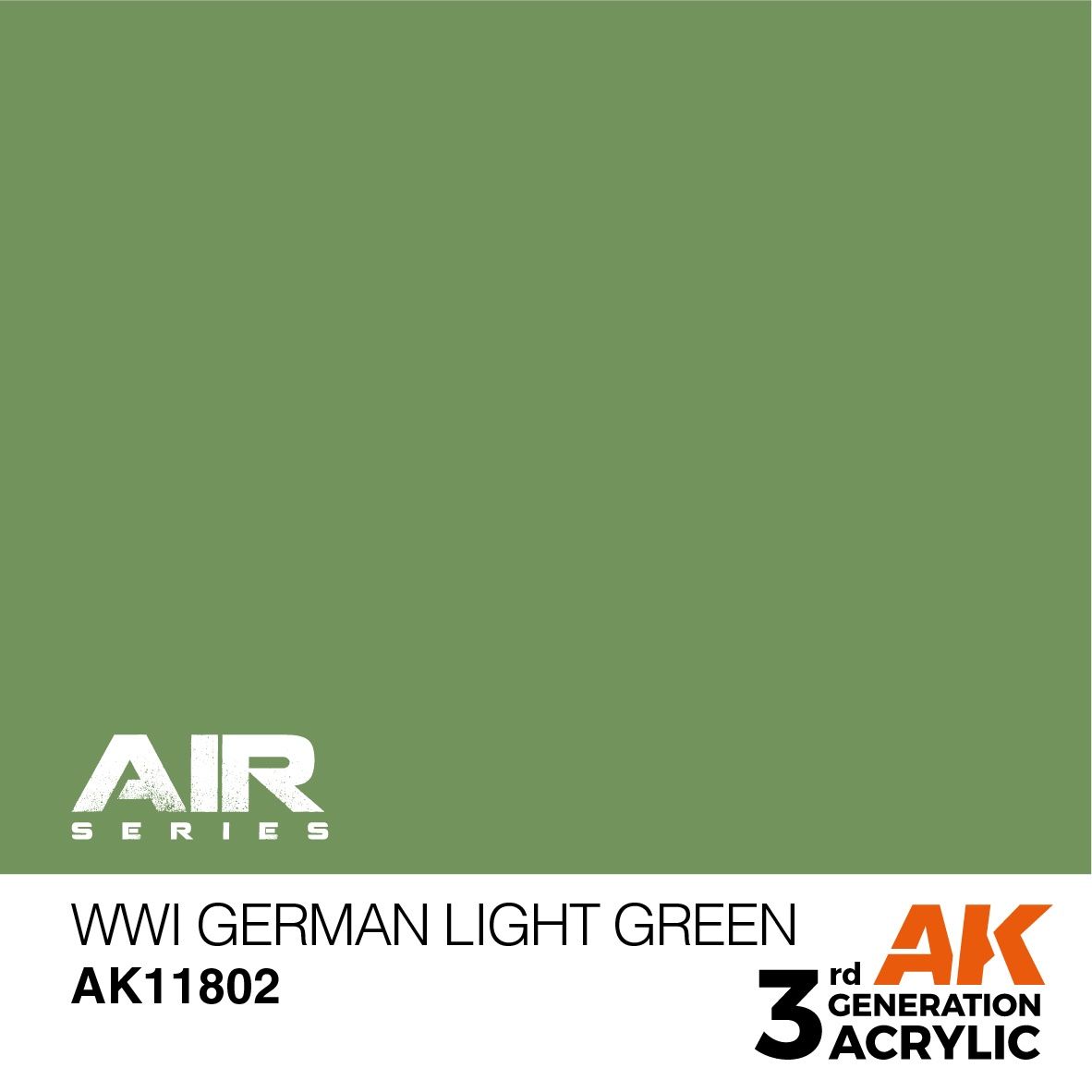 AK Interactive 3G Air - WWI German Light Green 11802