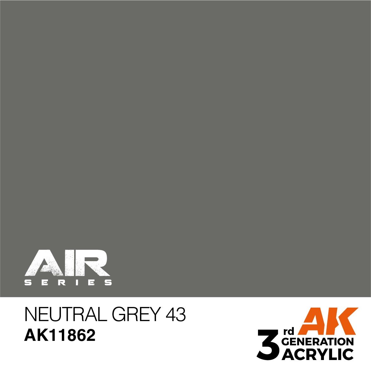 AK Interactive 3G Air - Neutral Grey 43 11862