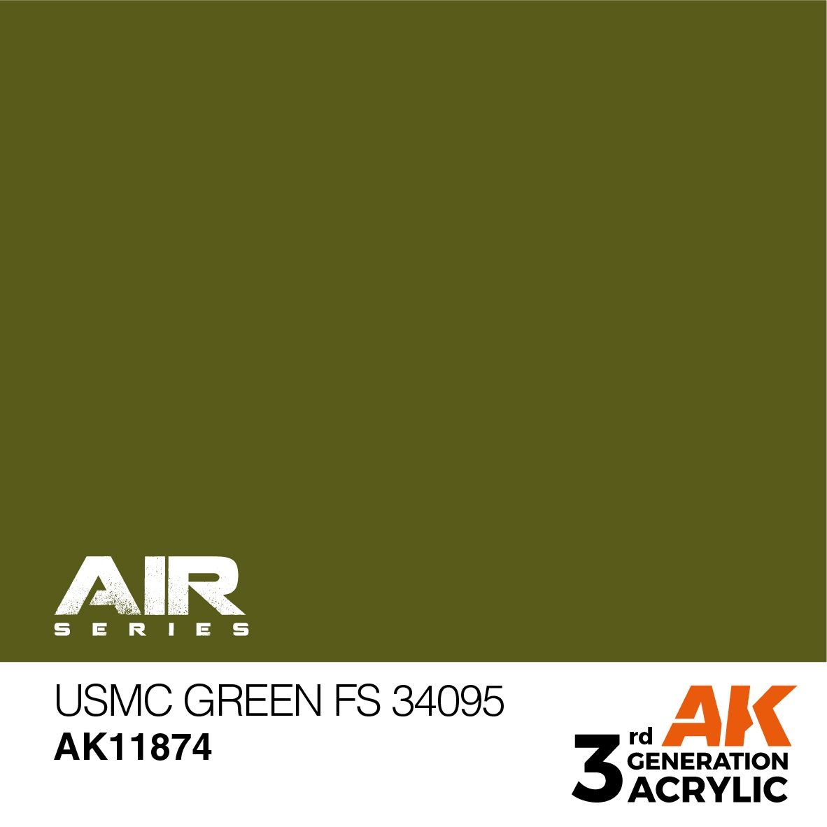 AK Interactive 3G Air - USMC Green FS 34095 11874