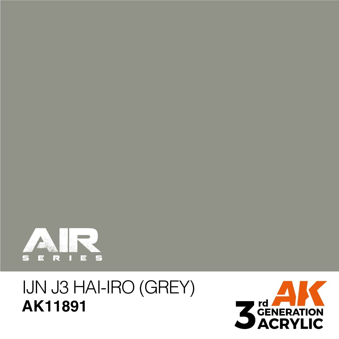AK Interactive 3G Air - IJN J3 Hai-iro (Grey) 11891