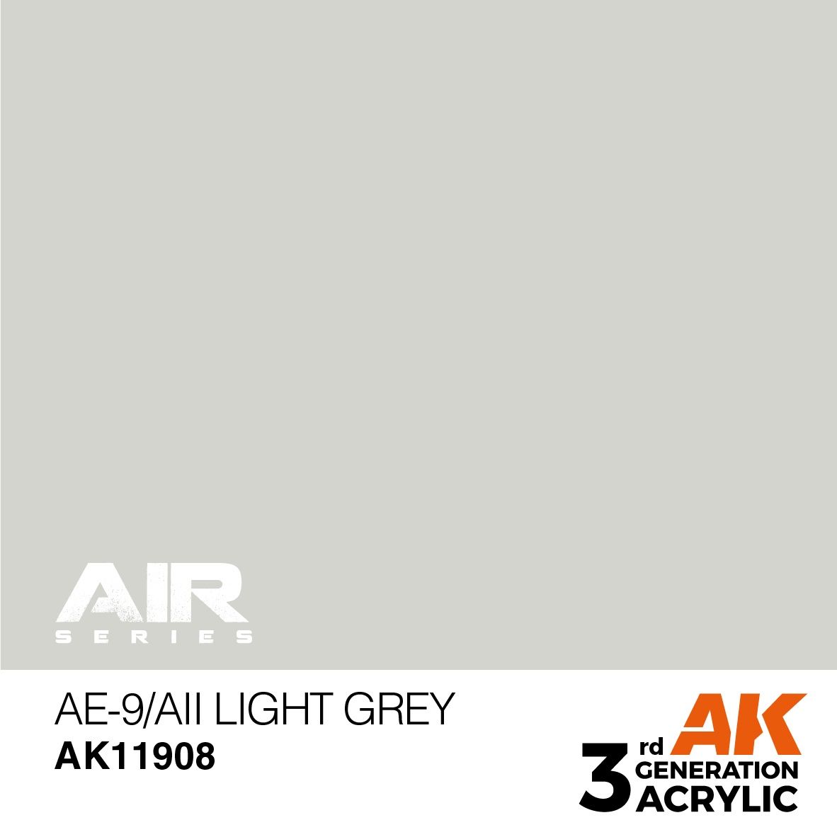 AK Interactive 3G Air - AE-9/AII Light Grey 11908