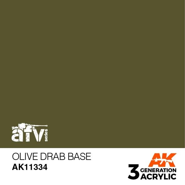 AK Interactive 3G Olive Drab Base 11334