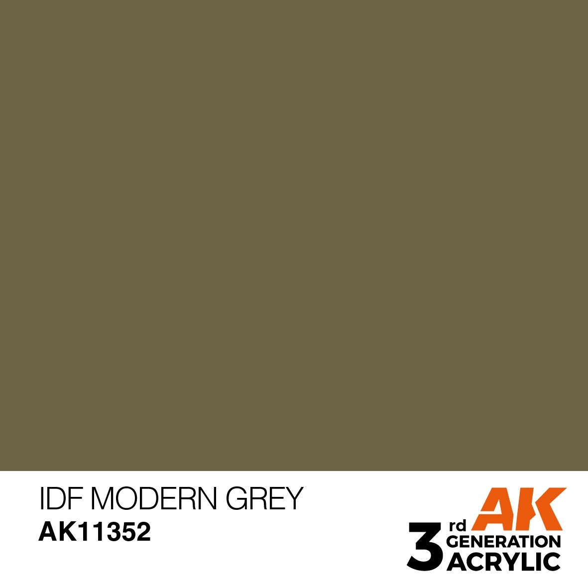 AK Interactive 3G IDF Modern Grey 11352