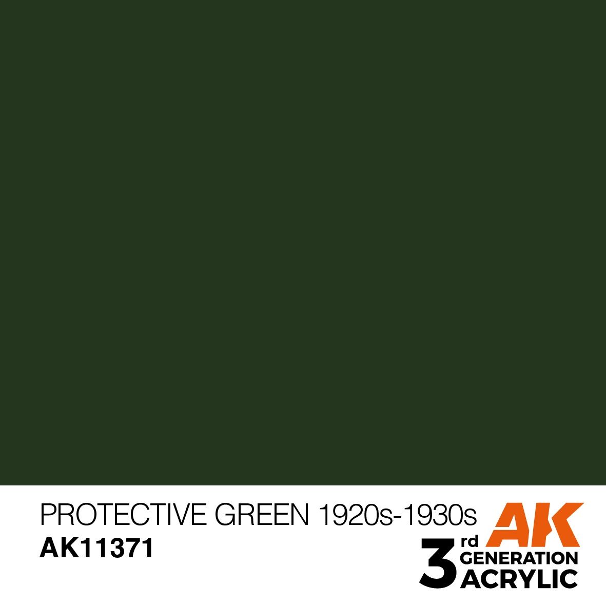 AK Interactive 3G Protective Green 1920s-1930s 11371