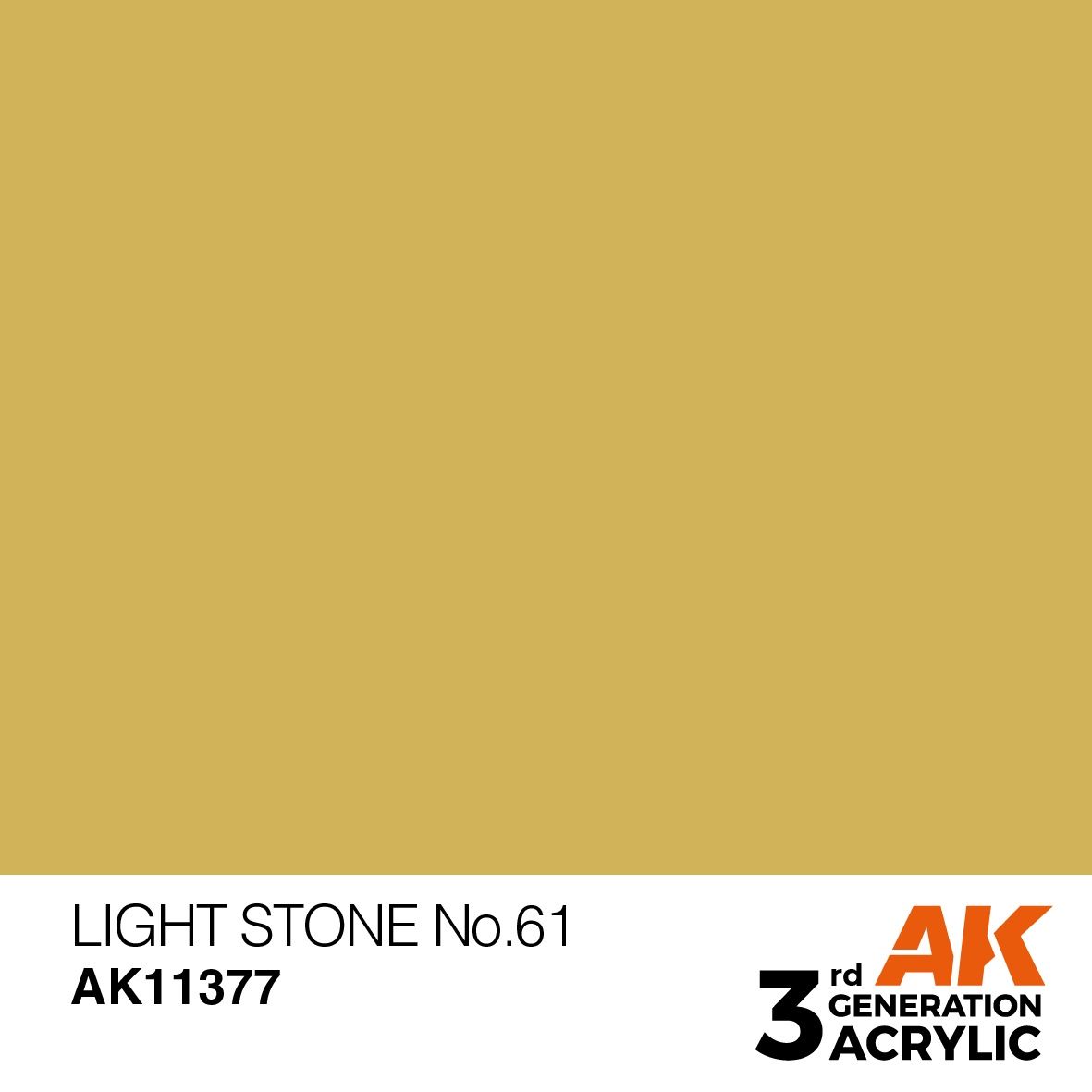 AK Interactive 3G Light Stone No.61 11377
