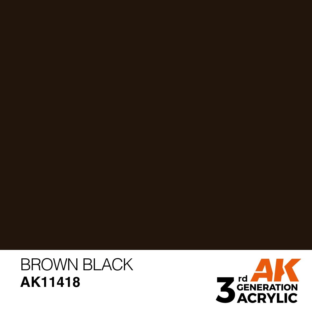 AK Interactive 3G Brown Black 11418