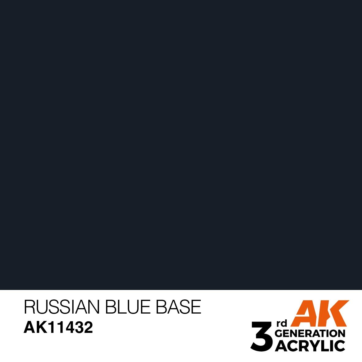 AK Interactive 3G Russian Blue Base 11432