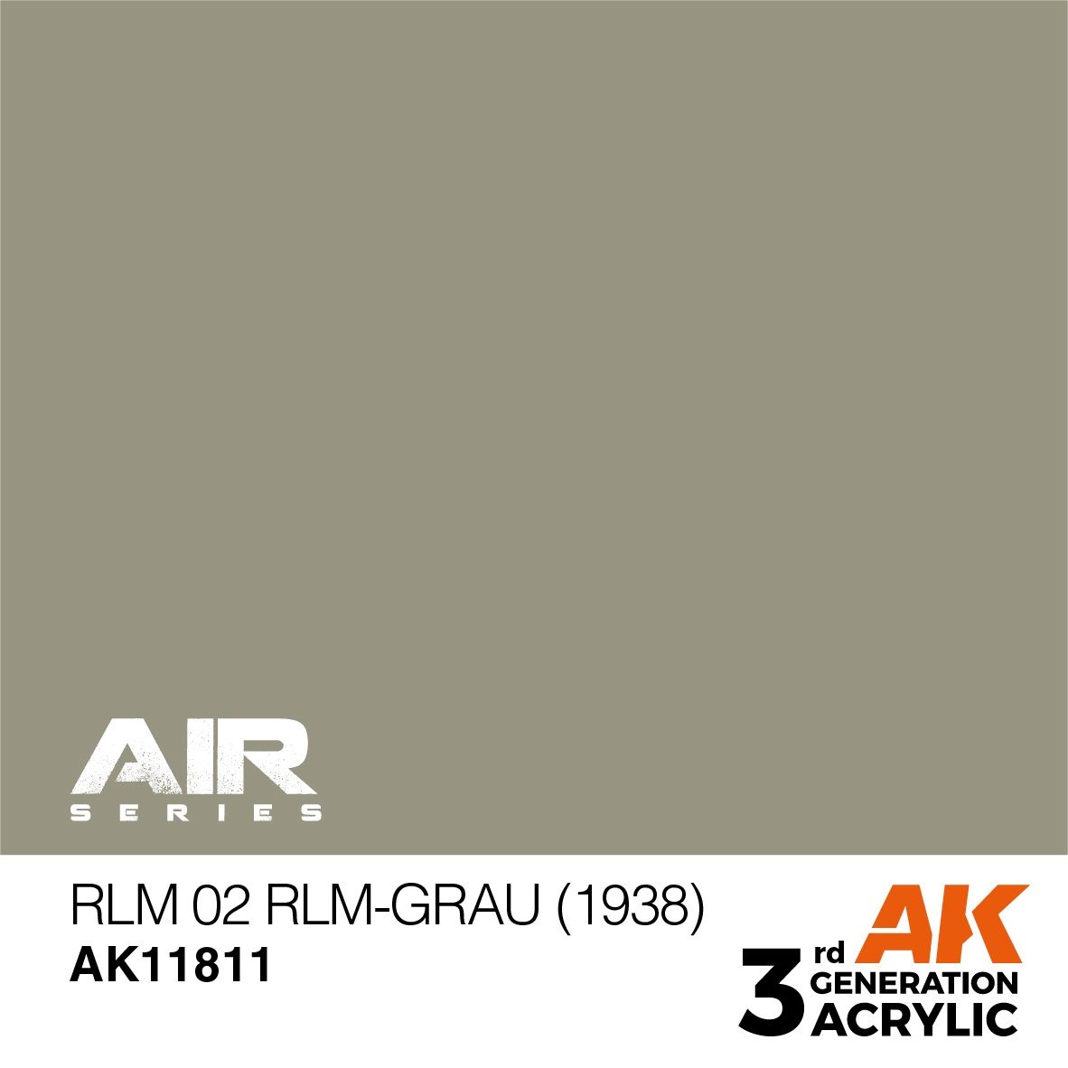 AK Interactive 3G Air - RLM 02 RLM-Grau (1938) 11811