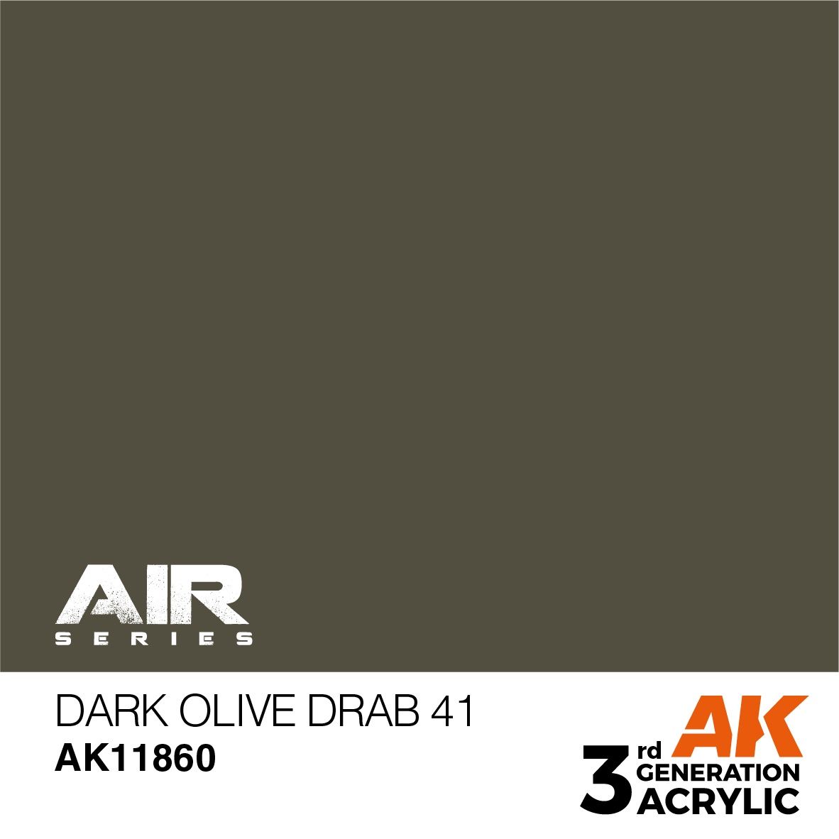 AK Interactive 3G Air - Dark Olive Drab 41 11860