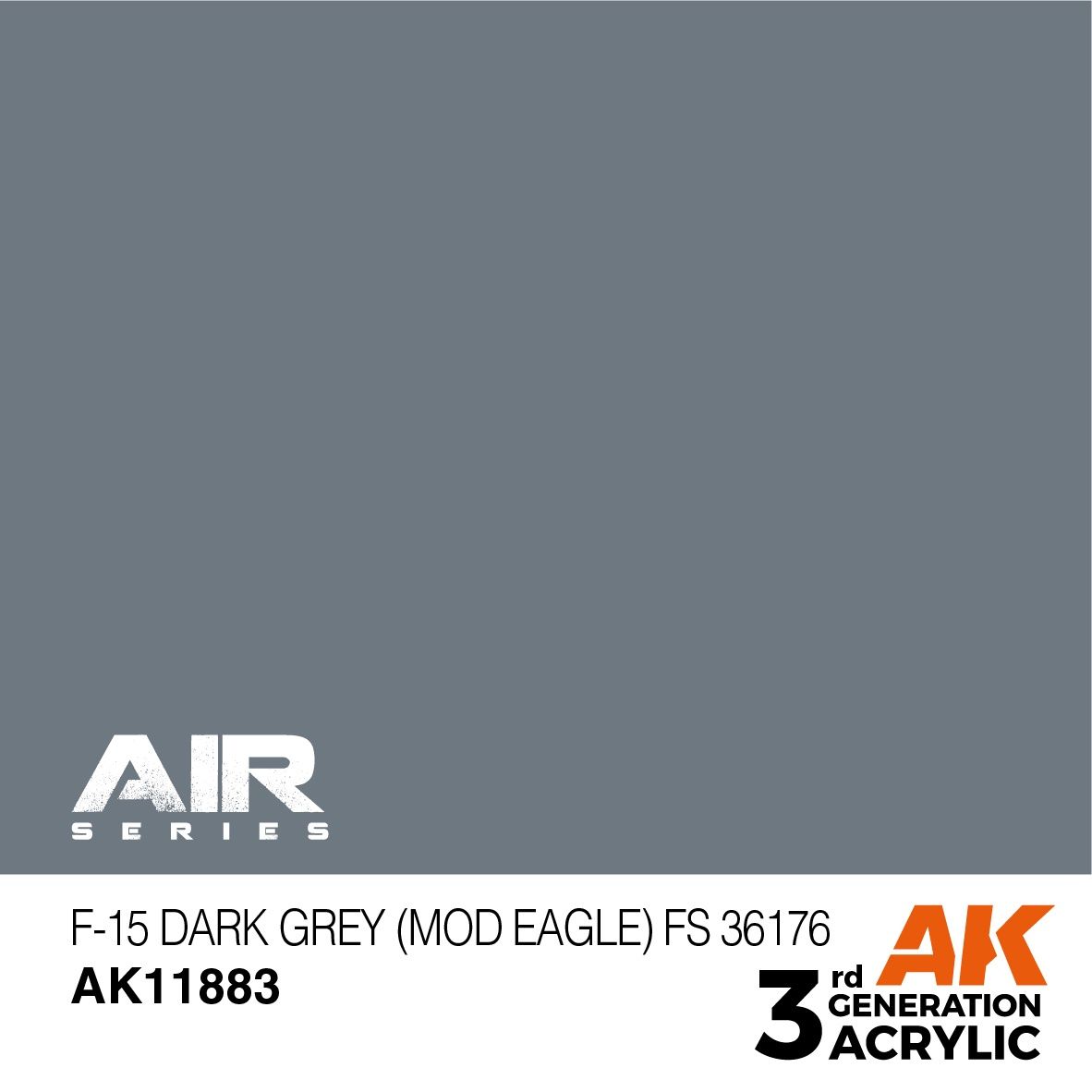 AK Interactive 3G Air - F-15 Dark Grey (Mod Eagle) FS 36176 11883