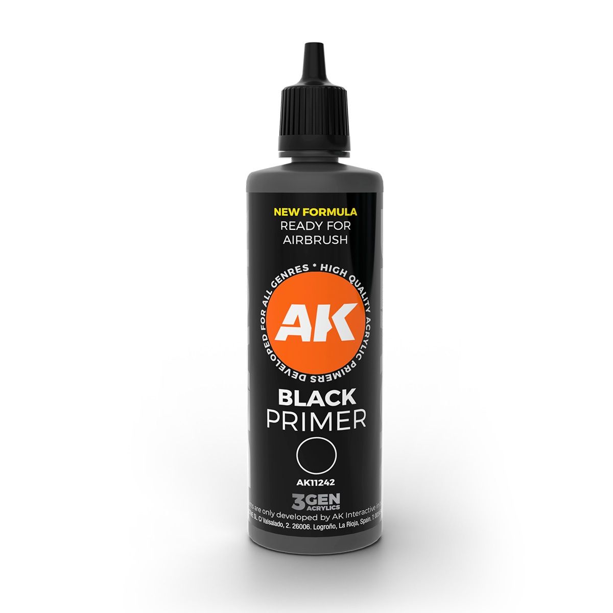 AK Interactive 3G Black Primer 100ml 11242
