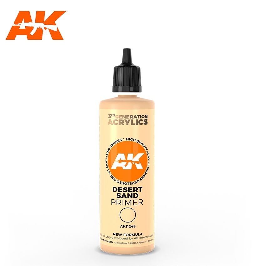 AK Interactive 3G Desert Sand Primer 100ml 11248