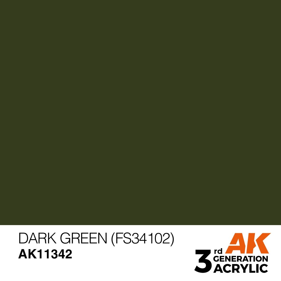 AK Interactive 3G Dark Green (FS34102) 11342