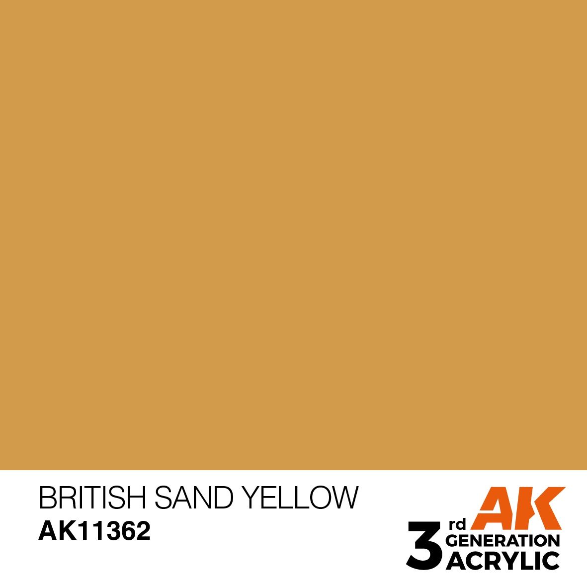 AK Interactive 3G British Sand Yellow 11362