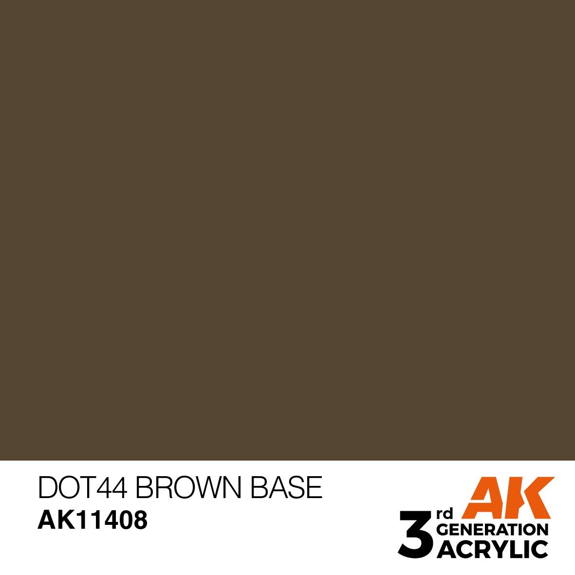 AK Interactive 3G Dot44 Brown Base 11408