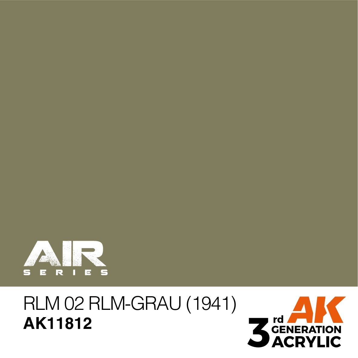 AK Interactive 3G Air - RLM 02 RLM-Grau (1941) 11812