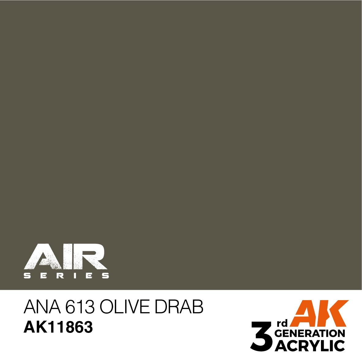 AK Interactive 3G Air - ANA 613 Olive Drab 11863