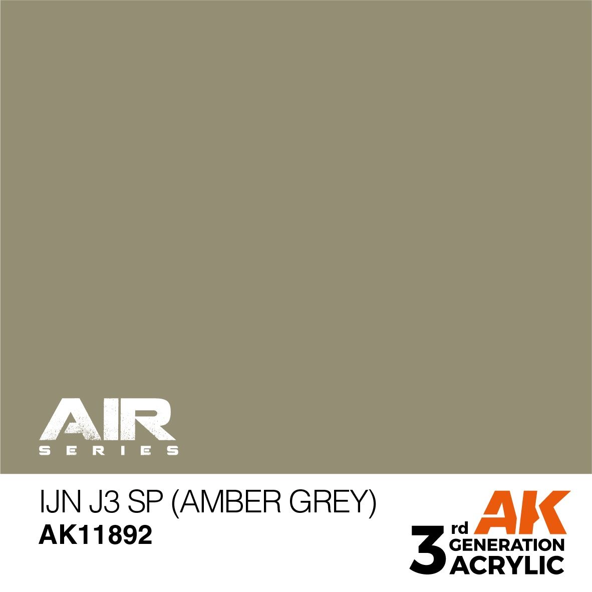 AK Interactive 3G Air - IJN J3 SP (Amber Grey) 11892