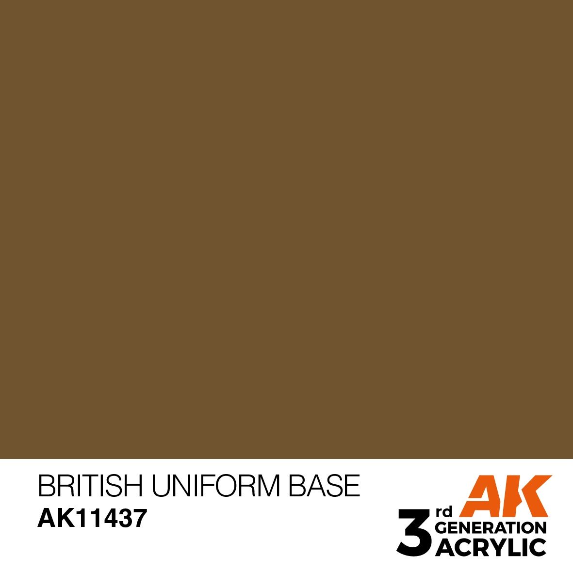 AK Interactive 3G British Uniform Base 11437