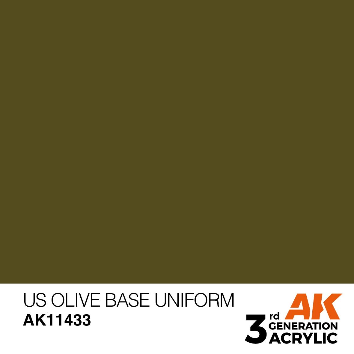 AK Interactive 3G US Olive Base Uniform 11433