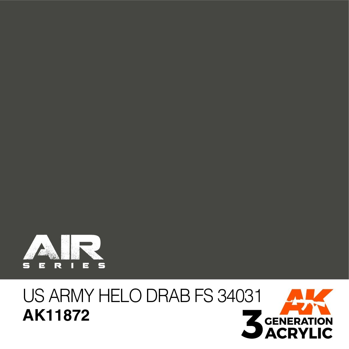 AK Interactive 3G Air - US Army Helo Drab FS 34031 11872