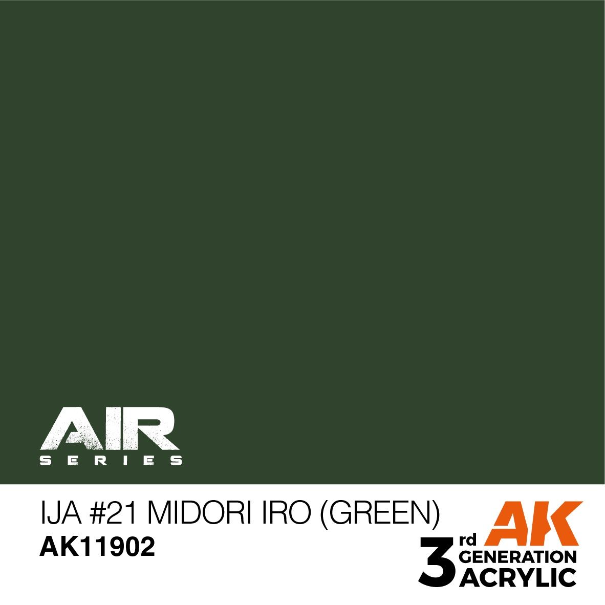 AK Interactive 3G Air - IJA #21 Midori iro (Green) 11902