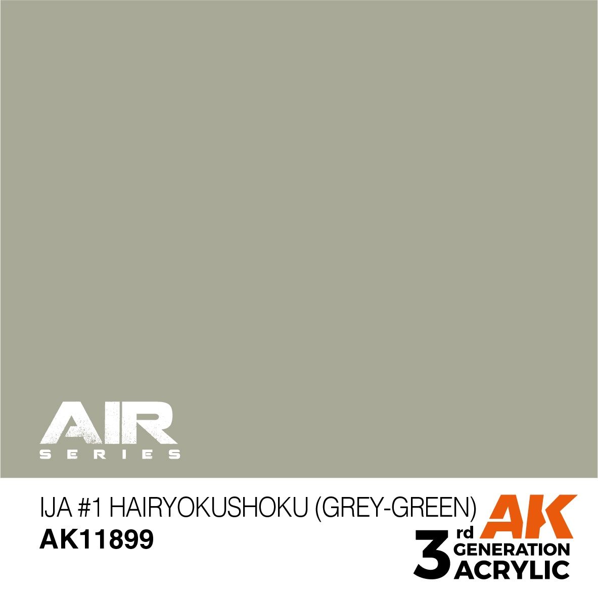 AK Interactive 3G Air - IJA #1 Hairyokushoku (Grey-Green) 11899