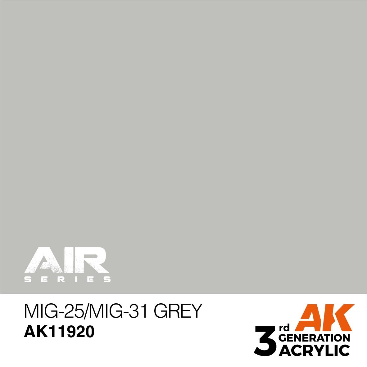 AK Interactive 3G Air - MiG-25/MiG-31 Grey 11920
