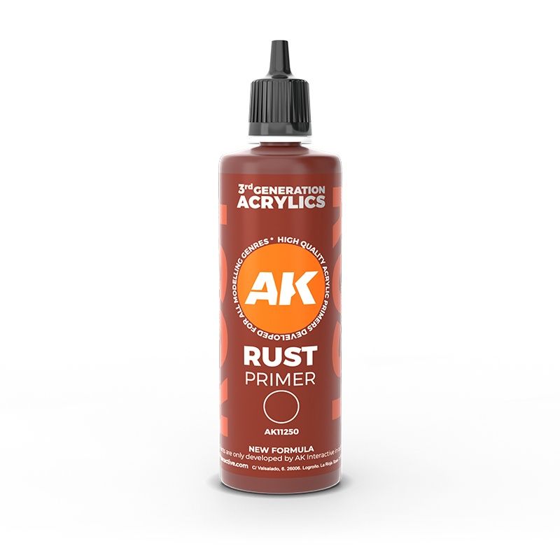 AK Interactive 3G Rust Primer 100ml 11250