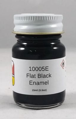 MCW Enamel 10005E Flat Black 15ml