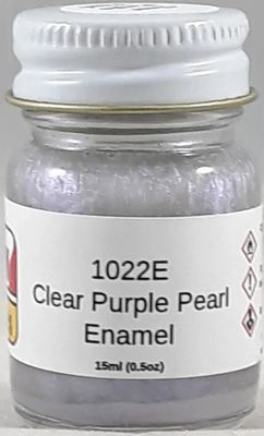MCW Enamel 1022E Clear Purple Pearl 15ml