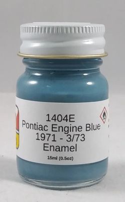 MCW Enamel 1404E Pontiac Engine Blue '71-3/73 15ml