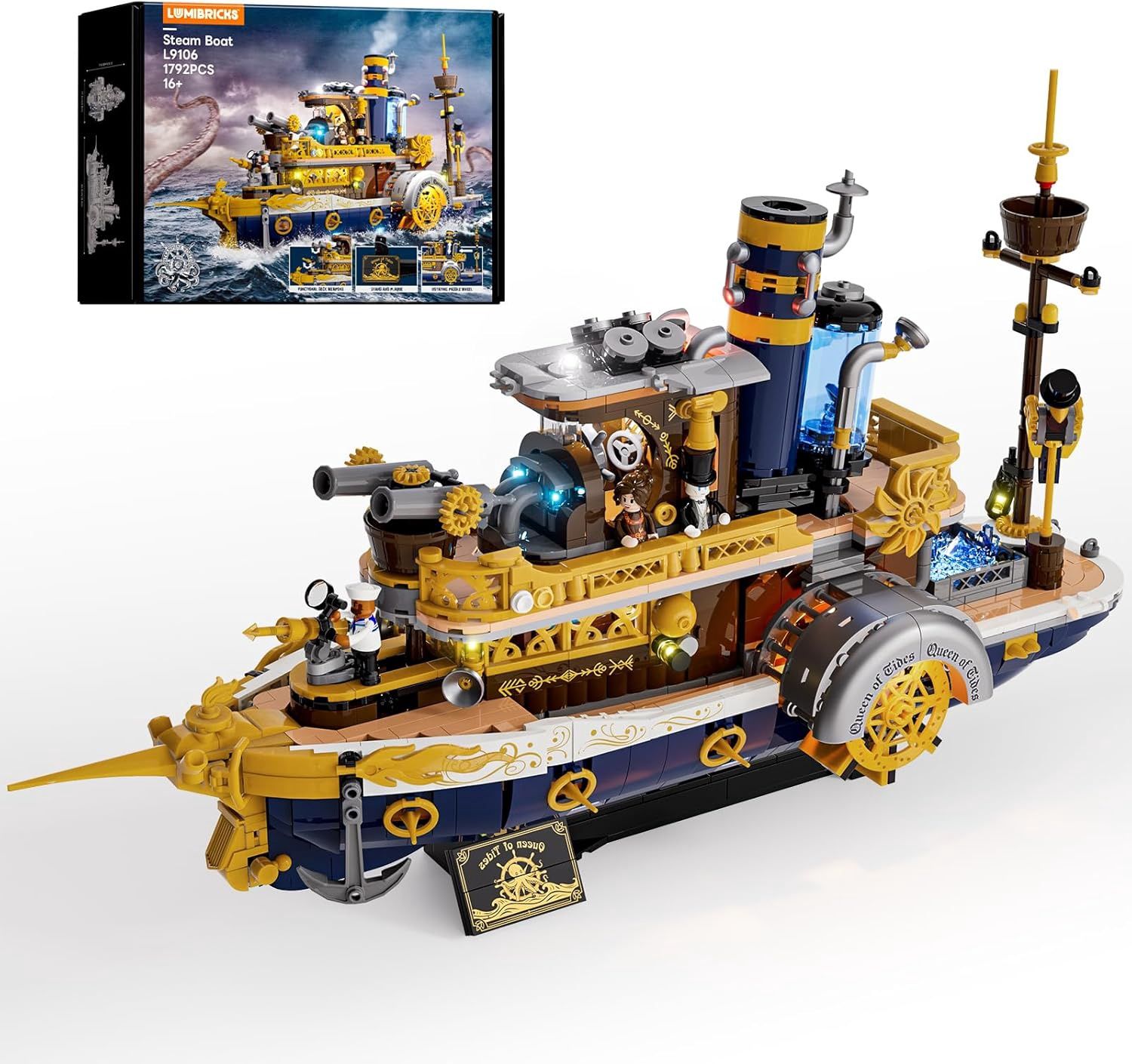 Lumibricks Steam Boat L9106