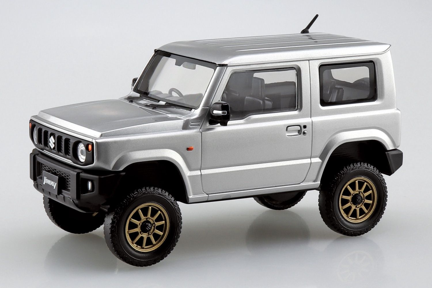 Aoshima 1/32 Suzuki JB64 Jimny Custom Wheel (Silky Silver Metallic) Snap Kit 204252