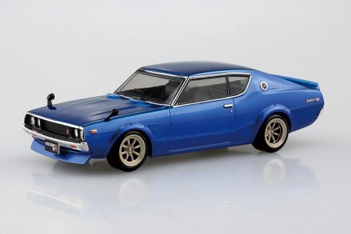 Aoshima 1/32 Nissan C110 Skyline GT-R Custom (Metallic Blue) Snap Kit 204320