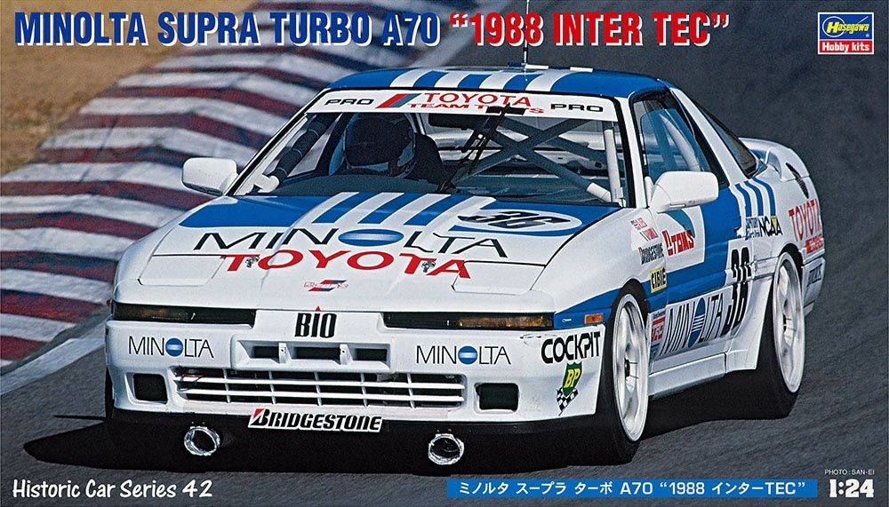 Hasegawa 1/24 Toyota Supra Turbo A70 "1988 InterTEC‎” 21142