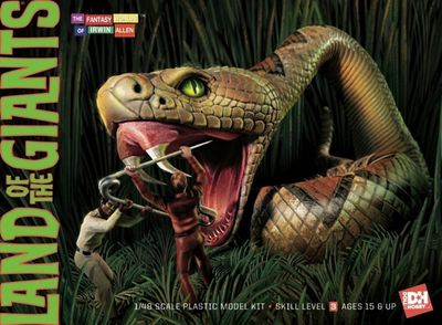 Doll and Hobby 1/48 Land of the Giants Snake Scene w/3 Figures &amp; Base 1816