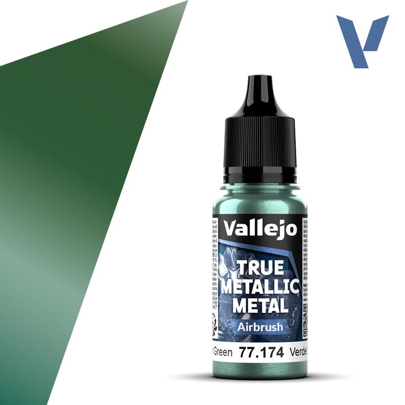 Vallejo True Metallic Dusken Green (Airbrush) 77174