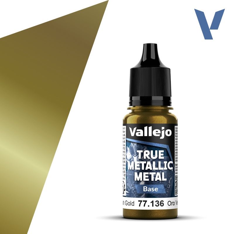 Vallejo True Metallic Greenish Gold (Base) 77136