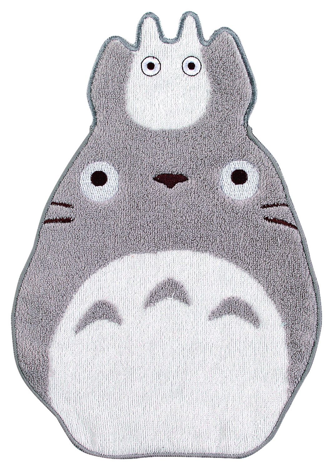 Marushin Towel Totoro Die-Cut Mini-Towel (Gray) "My Neighbor Totoro" 48684