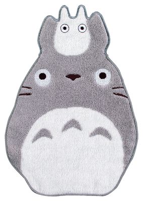 Marushin Towel Totoro Die-Cut Mini-Towel (Gray) "My Neighbor Totoro" 48684