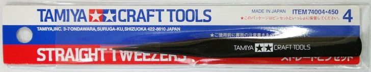 Tamiya Straight Tweezers 74004
