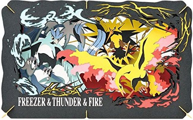 Ensky Paper Theater PK-L01 Articuno, Zapdos, Moltres "Pokemon" 51760