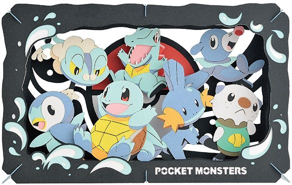 Ensky Paper Theater PK-L05 Type: Water "Pokemon" 51764